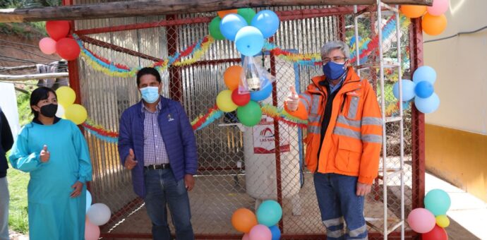 Las Bambas entrega planta de oxígeno al hospital de Tambobamba en Apurímac
