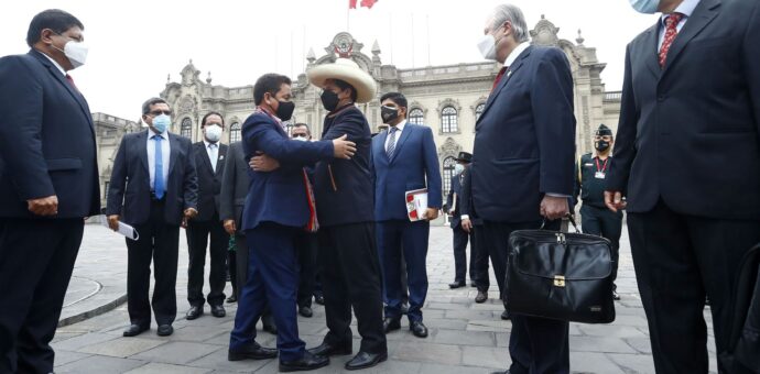 Presidente Pedro Castillo agradece al Congreso por el voto de confianza aprobado al Gabinete Bellido