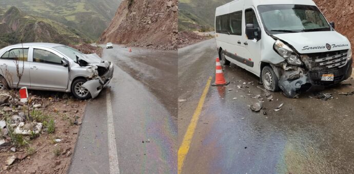 Accidente de tránsito en la vía Huarocondo-Pachar deja el saldo de 6 personas heridas