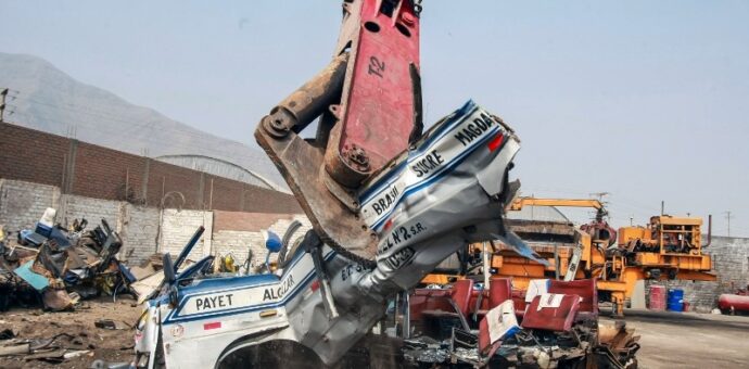 Esta semana se inicia proceso de chatarreo de unidades vehiculares en Lima y Callao Esta semana se inicia proceso de chatarreo de unidades vehiculares en Lima y Callao
