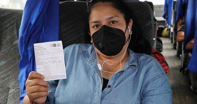 Uso de mascarilla continúa siendo obligatorio en viajes interprovinciales
