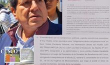 Presentan solicitud de vacancia contra Luis Pantoja Alcalde del Cusco
