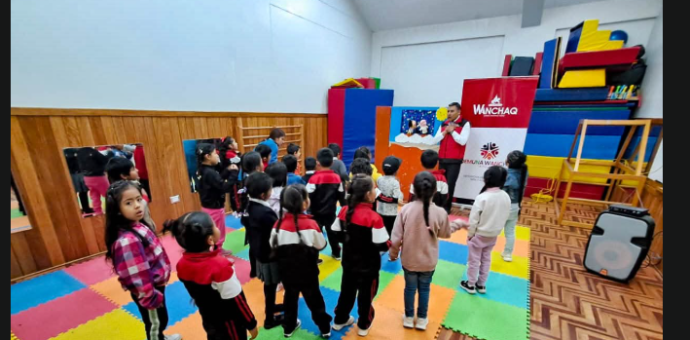 DEMUNA de Wanchaq impulsa el buen trato y valores en la niñez a través de talleres lúdicos